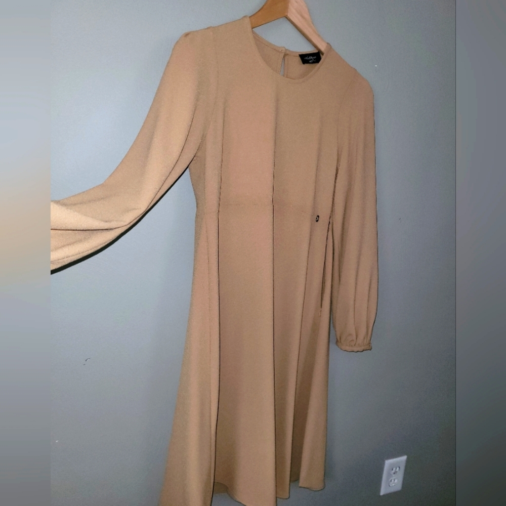 Elegant Boutique Italian  Long-Sleeve Dress NWOT